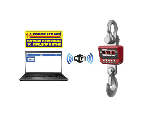 Купить Весы крановые Масса-К ЕКМ-1500/2-W (морозостойкие с Wi-Fi) от Масса-К