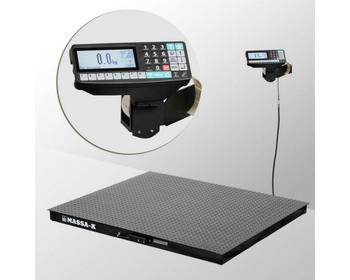 Купить Весы платформенные с печатью этикеток Масса-К 4D-PM-12/12-1000-RP от Масса-К