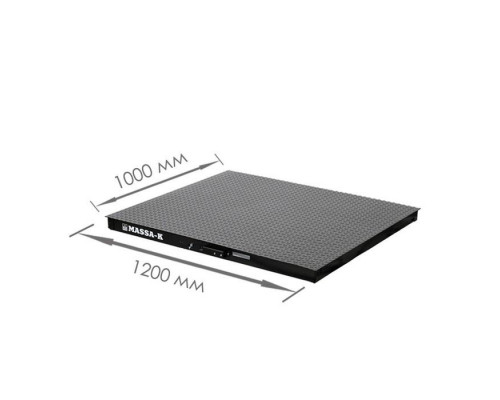 Купить Весы платформенные с печатью этикеток Масса-К 4D-PM-12/10-1000-RL от Масса-К