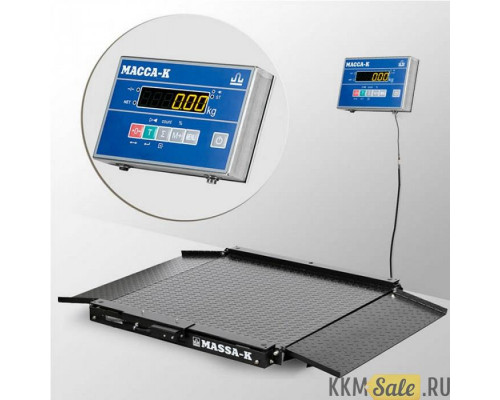 Купить Весы платформенные с пандусом Масса-К 4D-LA-15/12-1000-AB(RUEW) от Масса-К