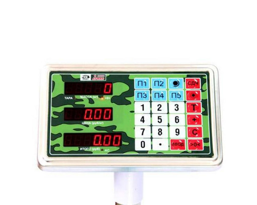 Купить Весы напольные торговые МИДЛ МП 300 МДА Ф-3 (50/100; 450х600; нерж.) "Красная армия" от МИДЛ