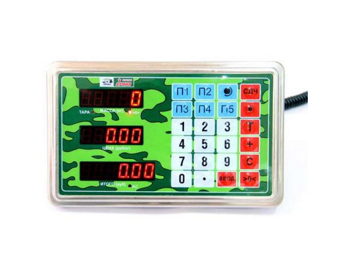 Купить Весы напольные торговые МИДЛ МП 150 МДА Ф-3 (20/50; 450х600; нерж.) "Красная армия" авто от МИДЛ