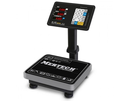 Купить Весы напольные торговые Mertech M-ER 333 ACPU-32.5 (с расч. стоимости LED) от Mertech