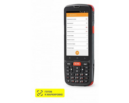 Купить Терминал сбора данных АТОЛ Smart.Slim Расширенный (2D SE4710, 2/16Gb, WiFi/BT/GPS/3G, Камера, БП, Andr.7) от Атол