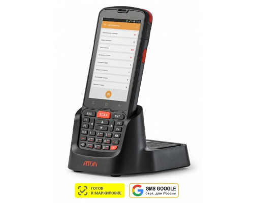 Купить Терминал сбора данных АТОЛ Smart.Slim Plus Базовый (2D, 2/16Gb, WiFi/BT/NFC/LTE/GPS, Камера, Andr.10 GMS, ПО MS: Склад 15 ПРОДУКТОВЫЙ, БАЗОВЫЙ) от Атол