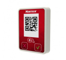 Терминал оплаты СБП Mertech Mini (с NFC, белый/красный)