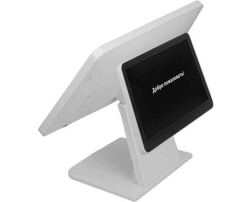 Купить Сенсорный терминал Вики Макс+ 15.6" (N5095, DDR4 8 Гб, SSD 128 Гб, WiFi, BT, второй дисплей 11.6", Белый, Win10Pro + Старт бессрочный) от Дримкас